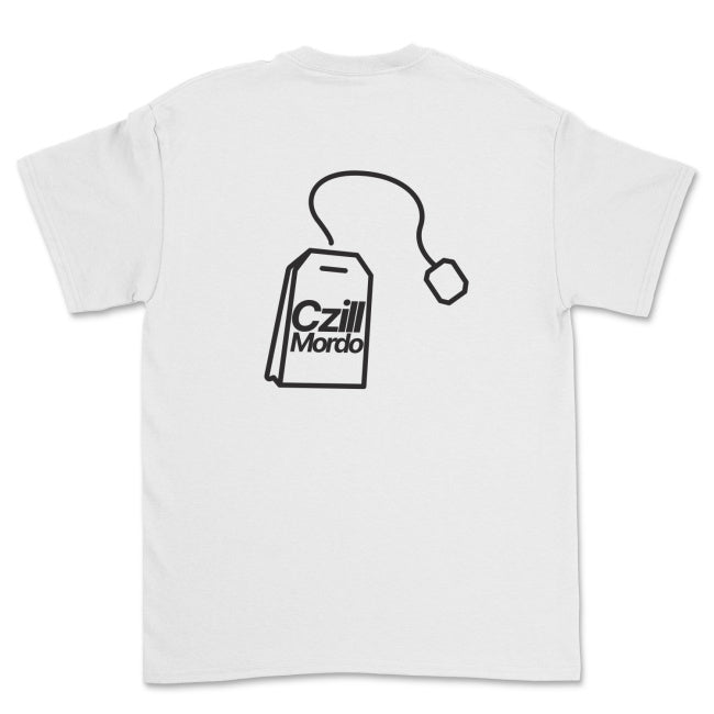 Biały T-shirt Czill Mordo Herbatka 1.1