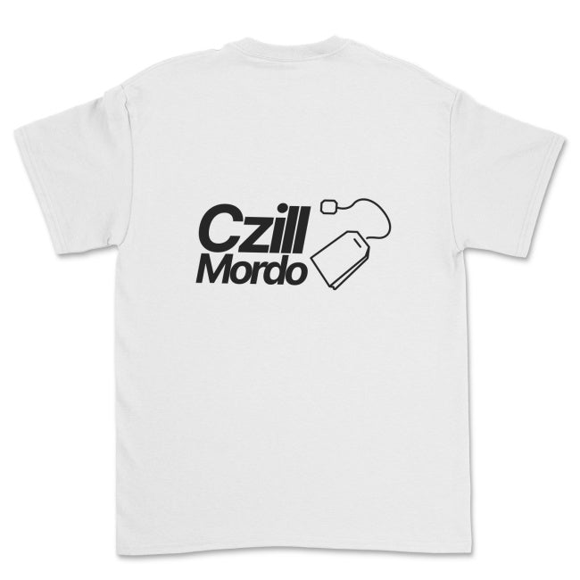 Biały T-shirt Czill Mordo Herbatka 1.0