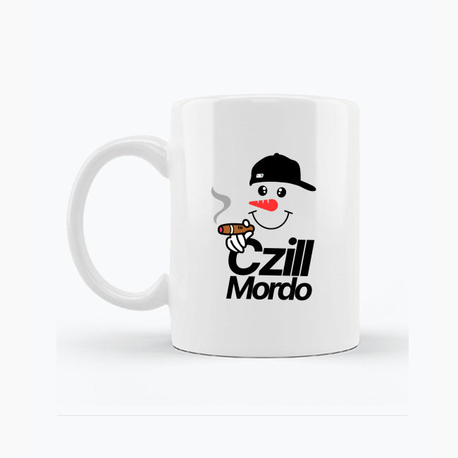 Kubek Biały - Czill Mordo Bałwan topi stres